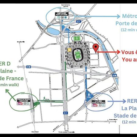 F2 Paris 10Eme Gare Du Nord - Stade De France - Parking Saint-Denis-en-Margeride Exterior foto