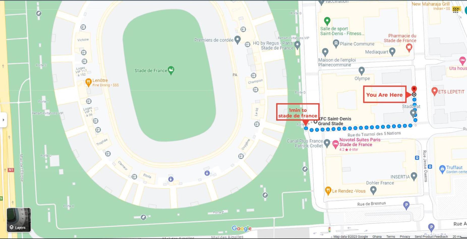 F2 Paris 10Eme Gare Du Nord - Stade De France - Parking Saint-Denis-en-Margeride Exterior foto
